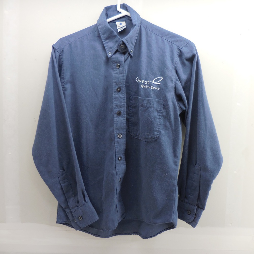 VF Imagewear Qwest Spirit of Service Work Shirt Navy Blue Small 5FH1I647D